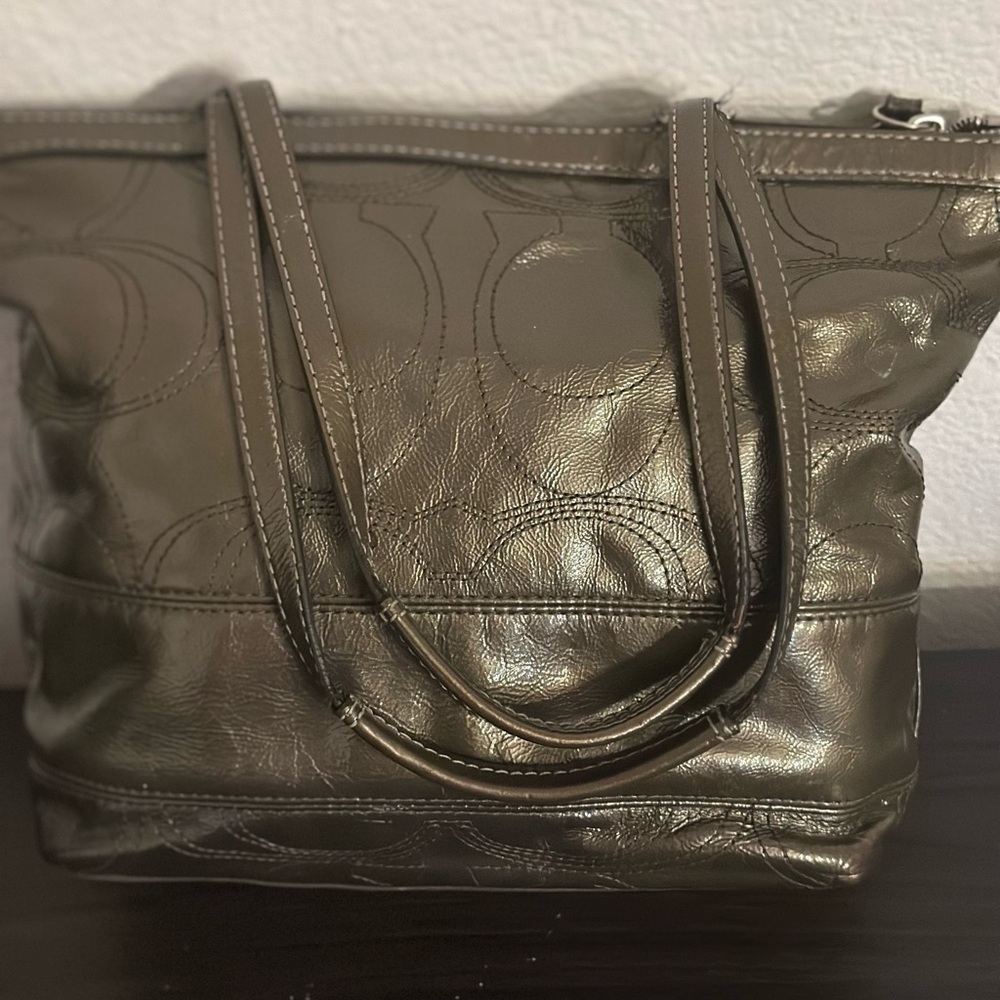 Coach Est. 1941 Signature C-Stitched Olive Bag - Picture 7 of 13
